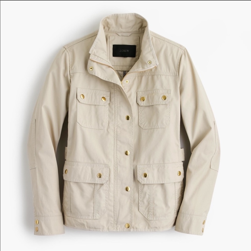 J. Crew Beige Field Jacket Size S